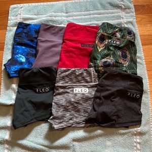 Women’s Fleo Shorts lot of 7 size medium